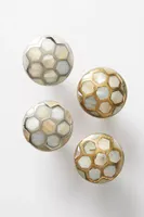 Pearlescent Serpentine Knobs, Set of 2