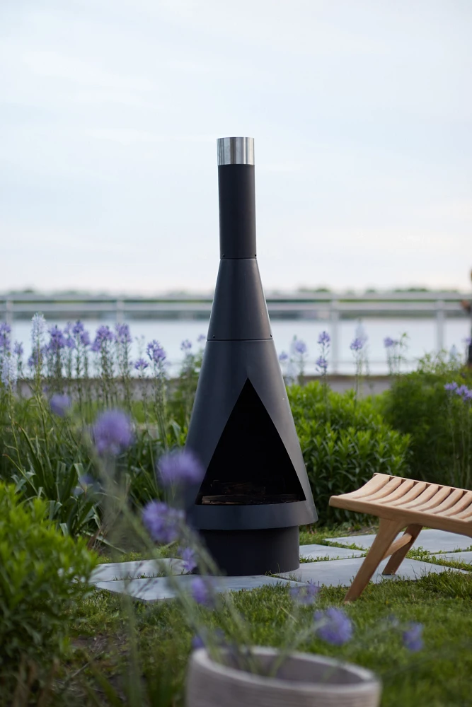Angled Obelisk Chiminea