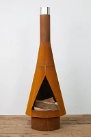 Angled Obelisk Chiminea