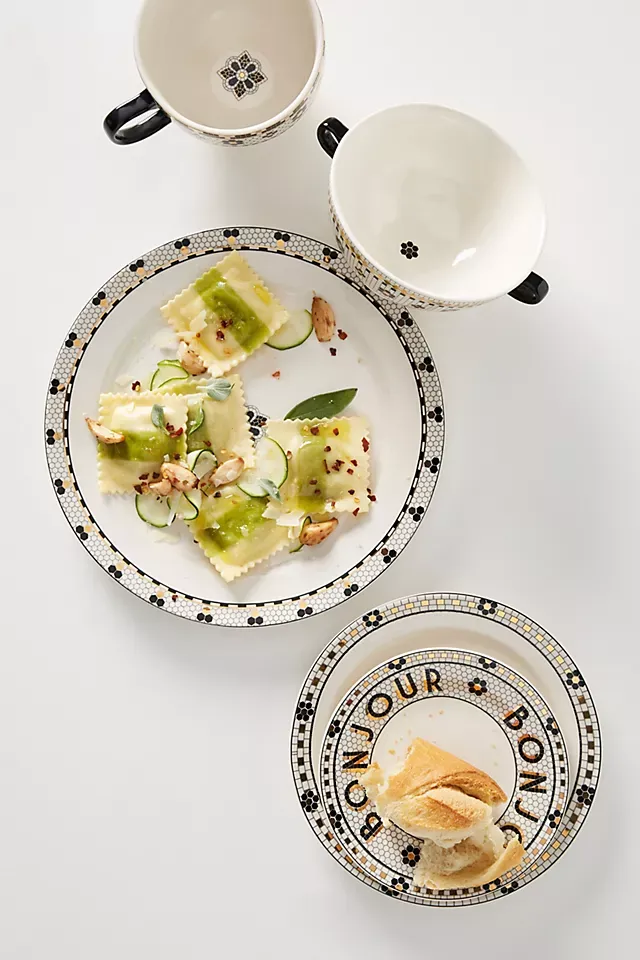 Brasserie All-White Porcelain Dinner Plates