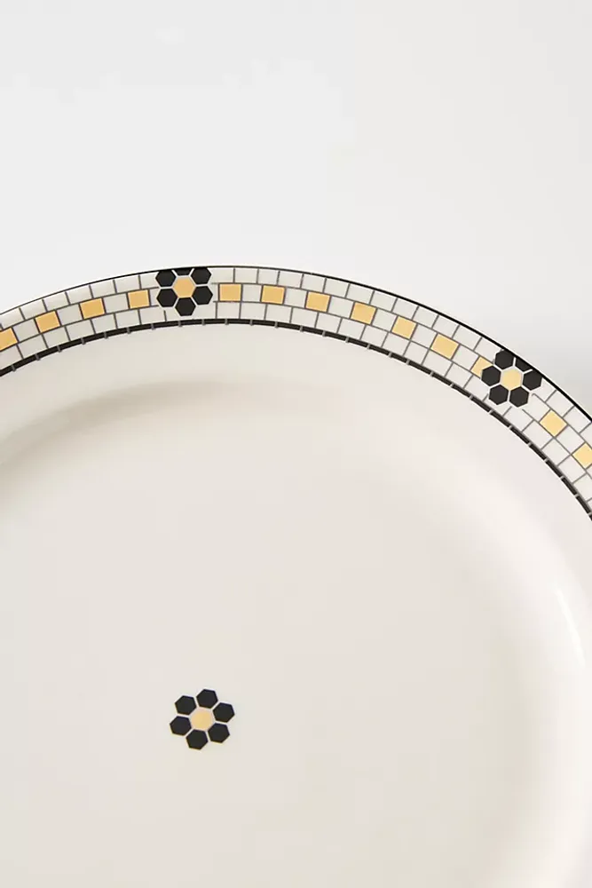 Bistro Tile Side Plates, Set of 4