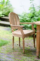 Palladio Oval Back Reclaimed Teak Armchair