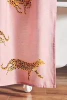 Leopard Organic Cotton Shower Curtain