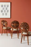 Handcarved Elephant Dining Chair