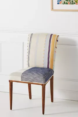 Elza Striped Dining Chair