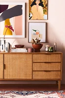 Wallace Cane and Oak Sideboard