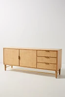 Wallace Cane and Oak Sideboard