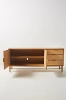 Wallace Cane and Oak Sideboard