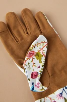 Long Floral Garden Gloves