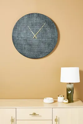 Textured Wall Clock