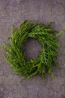 Faux Cryptomeria Wreath