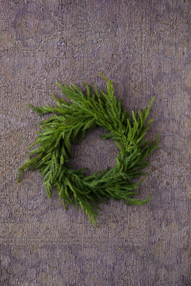 Faux Cryptomeria Wreath