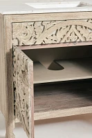 Handcarved Lombok Single Bathroom Vanity