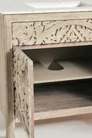 Handcarved Lombok Single Bathroom Vanity