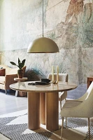 Anya Travertine Dining Table