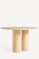 Anya Travertine Dining Table