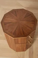 Quillen Marquetry Side Table
