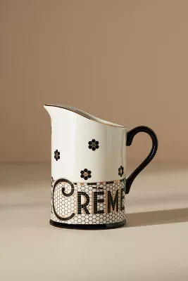 Bistro Tile De La Crème Creamer