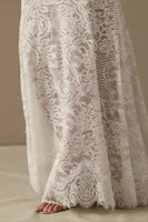 Wtoo by Watters Philomene Lace Cap-Sleeve Wedding Gown
