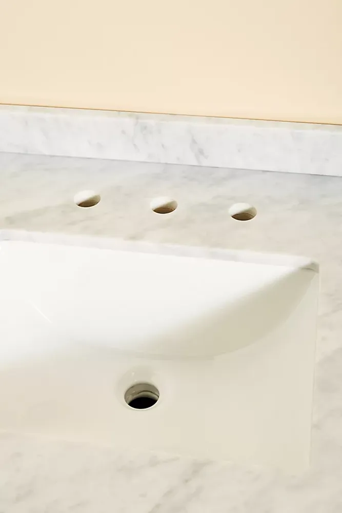 Lacquered Regency Single Bathroom Vanity