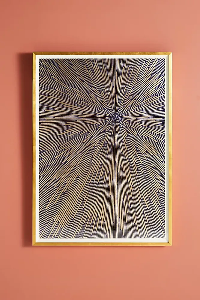 Gold Burst Wall Art