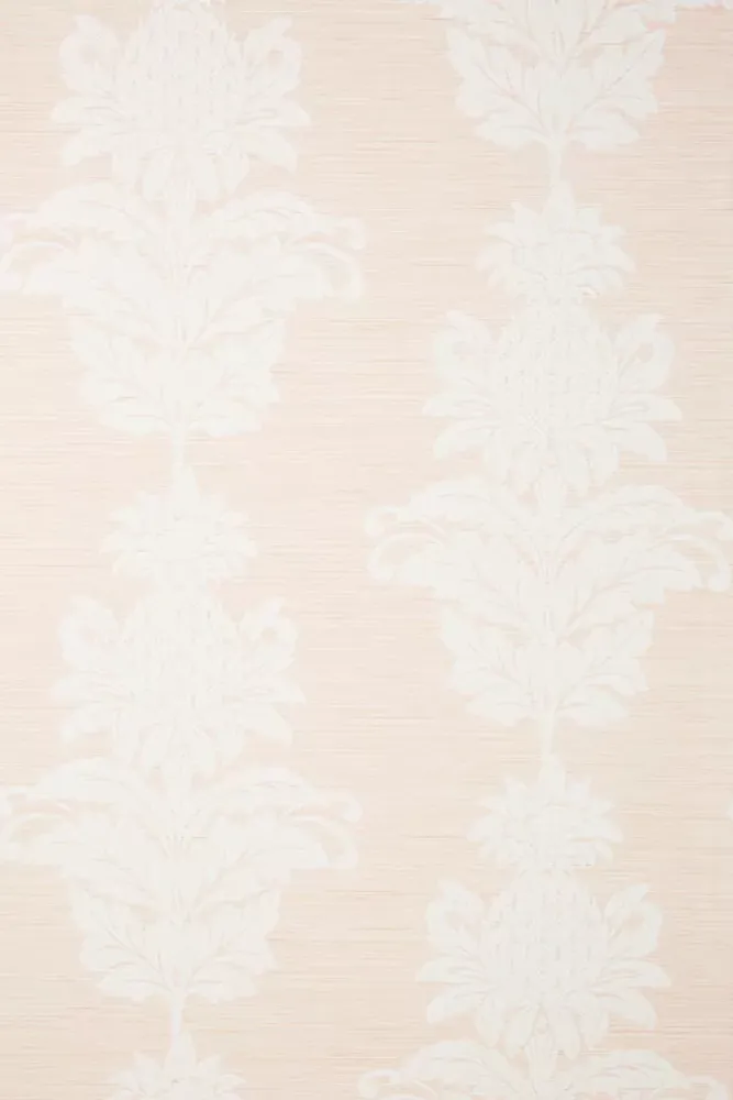 Pineapple Grove Damask Textured Wallpaper