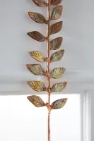 Brass Leaf Wreath Hanger