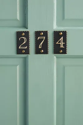 Nora House Numbers