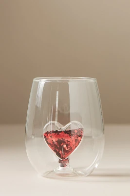 Yuletide Stemless Wine Glass