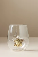 Yuletide Stemless Wine Glass