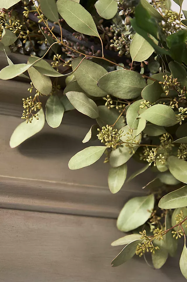 Fresh Israeli Ruscus & Olive Leaf Garland - Terrain