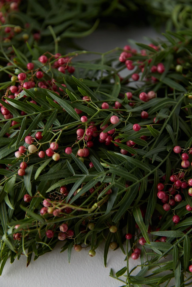 Fresh Pepperberry Wreath