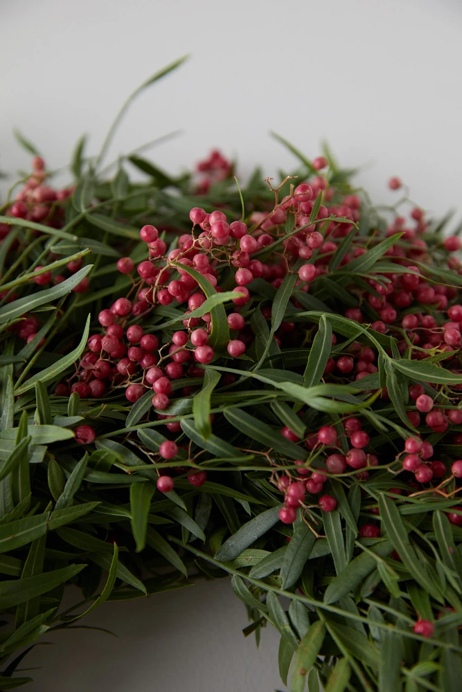 Fresh Pepperberry Wreath