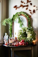 Fresh Seeded Eucalyptus + Woolybush Wreath