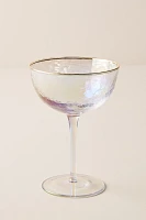 Zaza Lustered Coupe Glasses, Set of 4