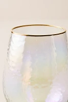 Zaza Lustered Stemless Wine Glasses, Set of 4