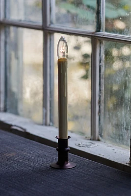 Adjustable Window LED Taper Candle