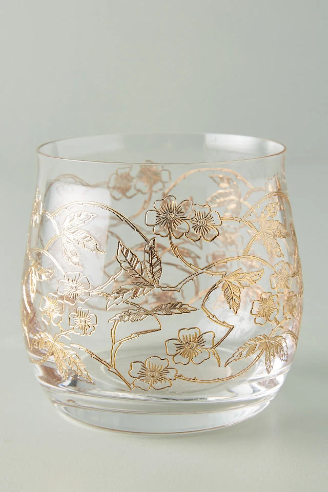 Anthropologie Fiorella Stemless Wine Glasses, Set of 4 | Hawthorn Mall