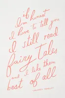 I Still Read Fairy Tales Wall Art