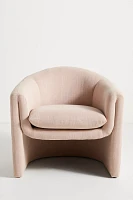 Valencia Linen Sculptural Chair