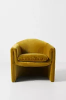 Velvet Sculptural Chair