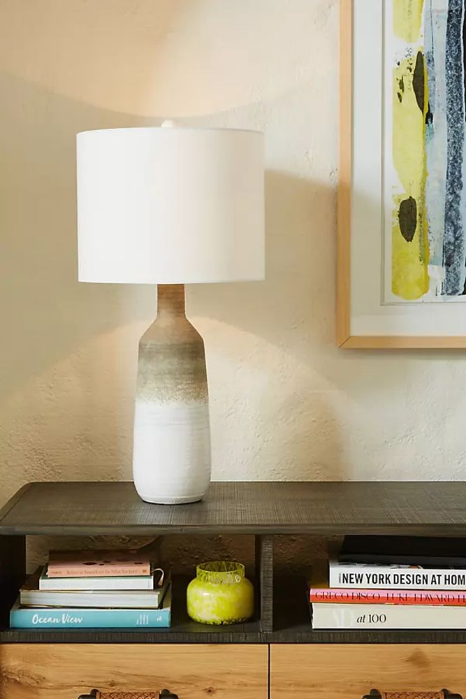 uteki painted table lamp