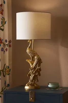 Pavo the Peacock Table Lamp