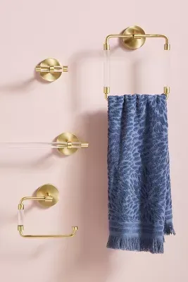 Mikayla Lucite Towel Bar