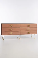 Lacquered Regency Six-Drawer Dresser