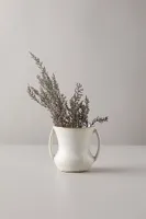 Vanilla Glossed Ceramic Vase
