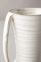 Vanilla Glossed Ceramic Vase