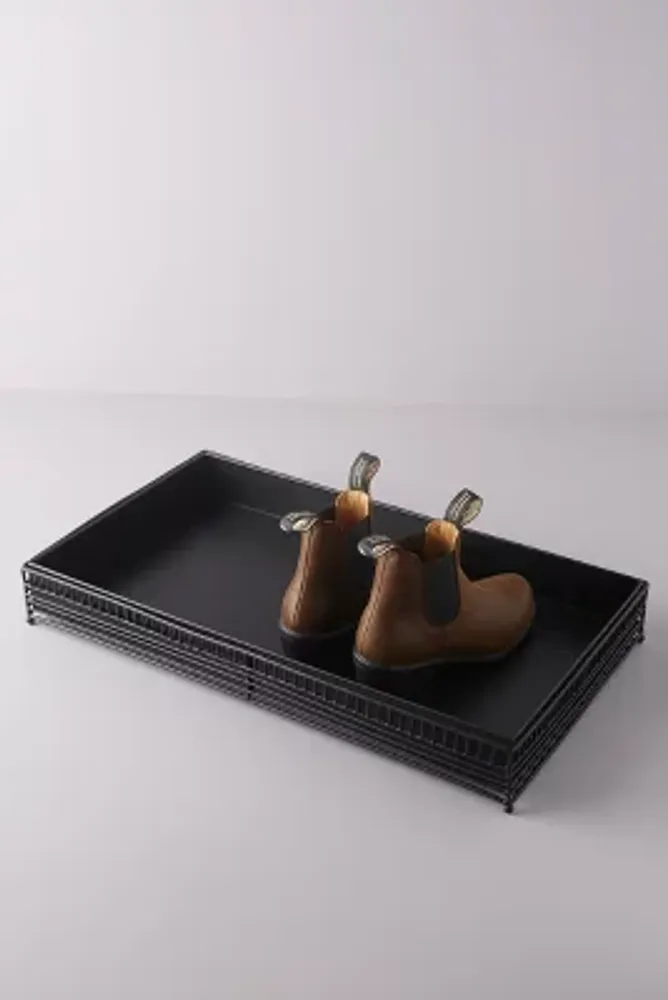Black Large Shoe & Boot Tray