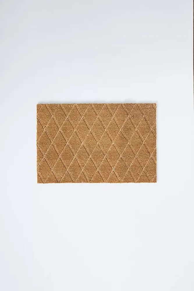 Trellis Embossed Doormat