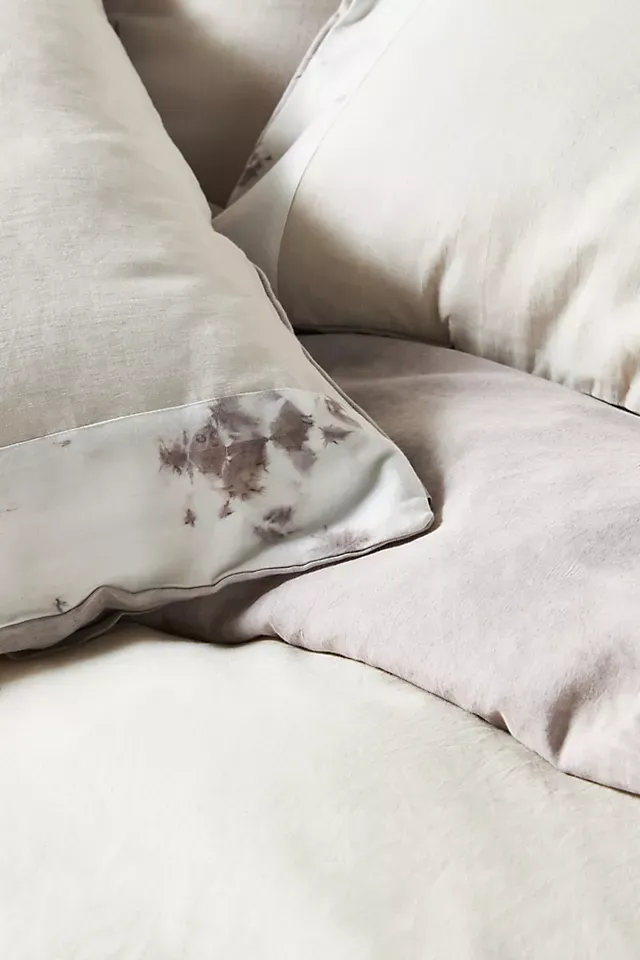 Anthropologie Flower-Dyed Alisha Duvet Set